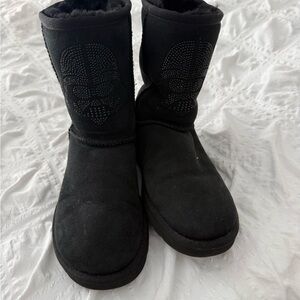 UGG Black Shearling Winter Boots